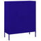 Lady Jillian -  Storage Cabinet Navy Blue 80x35x101,5 cm Steel - Model 3